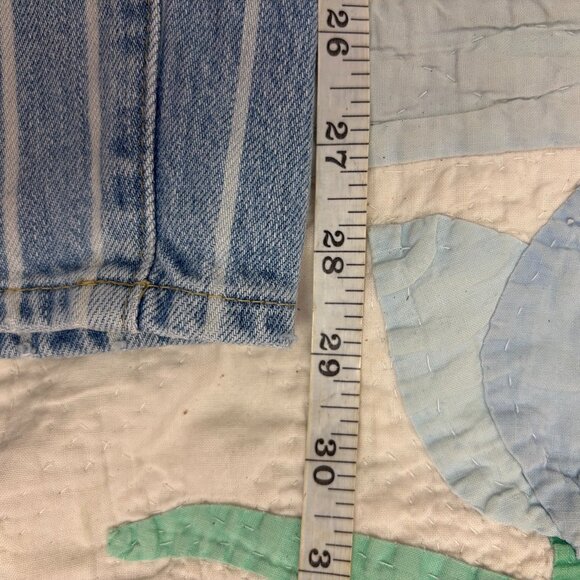 Pistola Womens Blue Striped Stretch High Rise Straight Leg Denim Jeans Size 28 - Picture 10 of 11